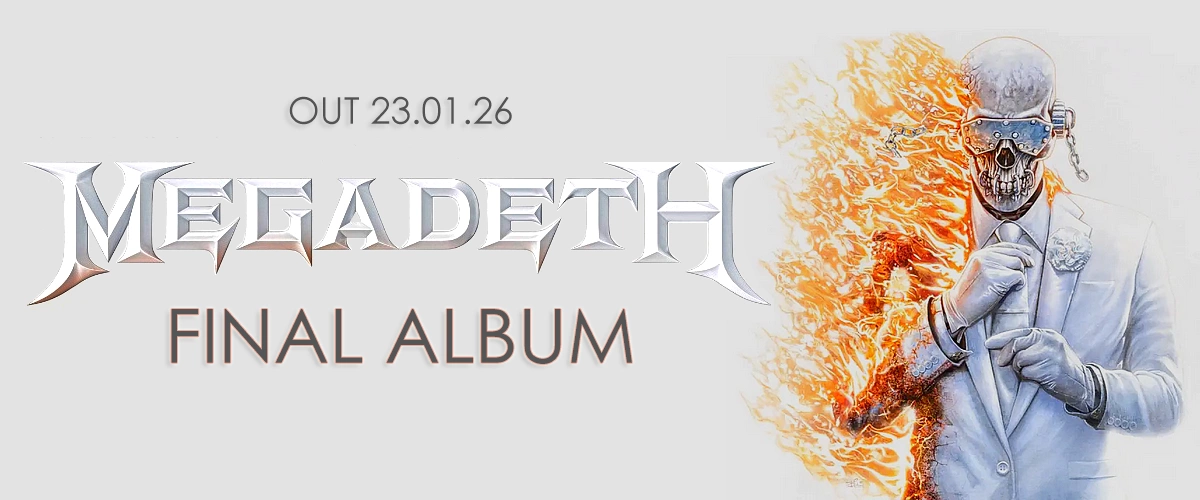 The final album by thrash metal band Megadeth comes out on January 23th!