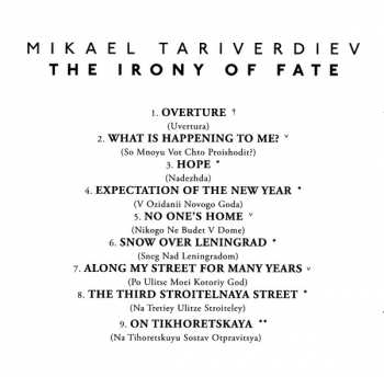 CD Микаэл Таривердиев: The Irony Of Fate (Original Score)