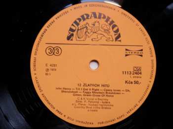 LP Country Beat Jiřího Brabce: Hrají 12 Zlatých Hitů