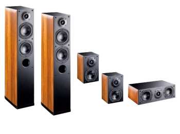 Técnica de áudio Indiana Line NOTA X Home Cinema set 5.0 - Walnut