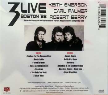 2CD Carl Palmer: Live Boston '88