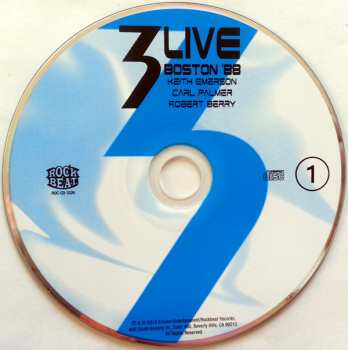 2CD Carl Palmer: Live Boston '88