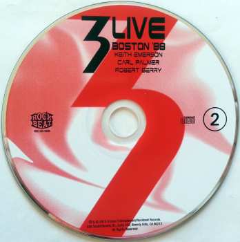 2CD Carl Palmer: Live Boston '88