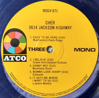2LP Cher: 3614 Jackson Highway LTD | NUM | CLR