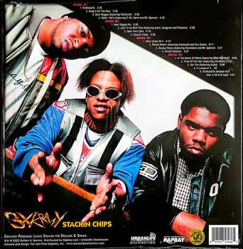 2LP 3X Krazy: Stackin Chips CLR