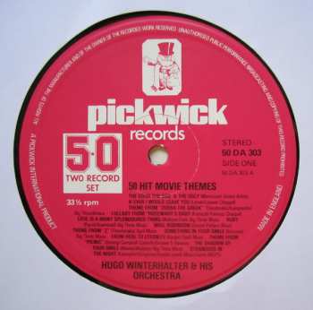 2LP Hugo Winterhalter Orchestra: 50 Hit Movie Themes (2xLP)