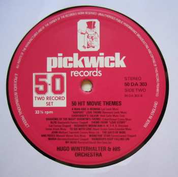 2LP Hugo Winterhalter Orchestra: 50 Hit Movie Themes (2xLP)
