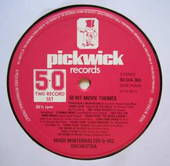 2LP Hugo Winterhalter Orchestra: 50 Hit Movie Themes (2xLP)