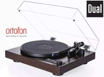 Audiotechnika DUAL CS 618Q High End Nogal + Ortofon
