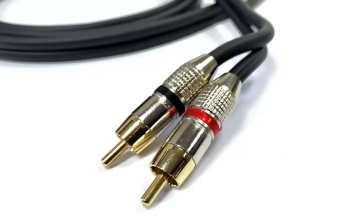 Técnica de áudio Dynavox Cinchkabel RCA Black 0,5m