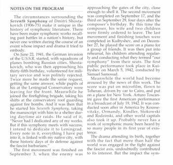 CD Dmitri Shostakovich: Symphony No. 7 "Leningrad"