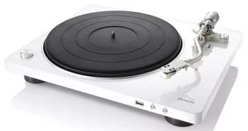 Técnica de áudio Denon DP-450 Bílá