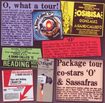 CD A Band Called "O": On The Road 1975-77