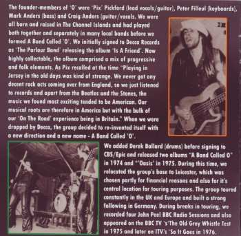 CD A Band Called "O": On The Road 1975-77