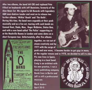 CD A Band Called "O": On The Road 1975-77