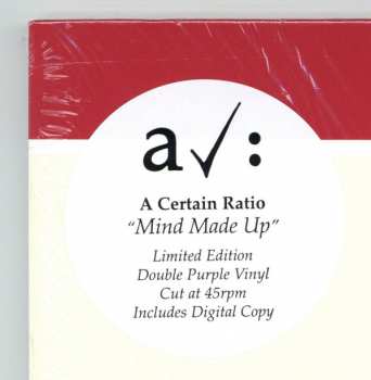 2LP A Certain Ratio: Mind Made Up LTD | CLR