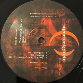 2LP A Perfect Circle: Mer De Noms LTD