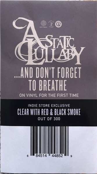 LP A Static Lullaby: ...And Don't Forget To Breathe CLR