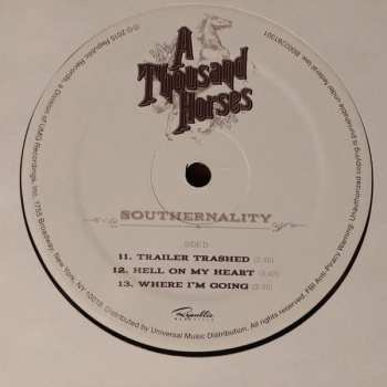 2LP A Thousand Horses: Southernality