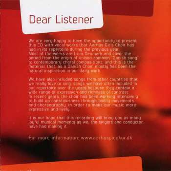 CD Aarhus Pigekor: Musical Movements