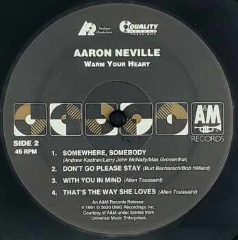 2LP Aaron Neville: Warm Your Heart LTD