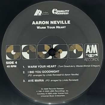 2LP Aaron Neville: Warm Your Heart LTD