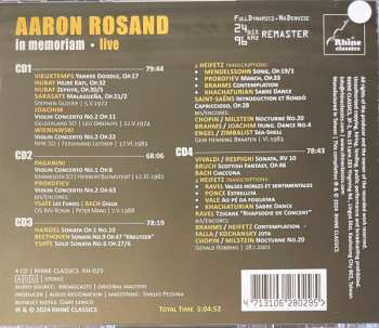 4CD/Caja Aaron Rosand: In Memoriam