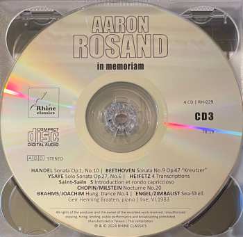 4CD/Caja Aaron Rosand: In Memoriam
