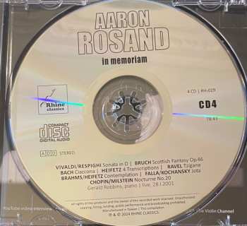 4CD/Caja Aaron Rosand: In Memoriam