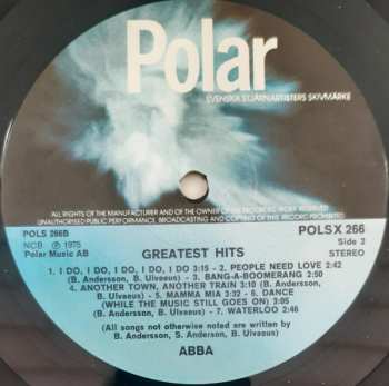 LP ABBA: Greatest Hits