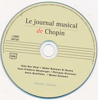 CD Anne Queffélec: Journal Musical De Chopin