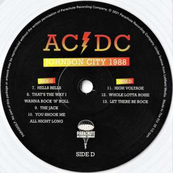 2LP AC/DC: Johnson City 1988 LTD | CLR