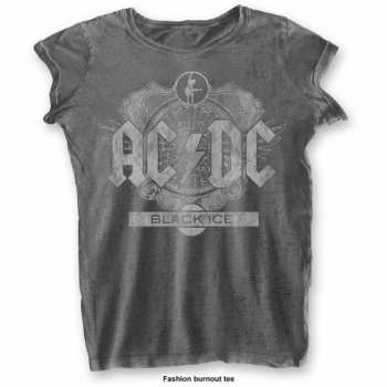 Merch AC/DC: Mujeres Camiseta Black Ice 
