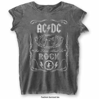 Merch AC/DC: Mujeres Camiseta Cannon Swig 