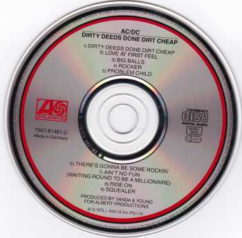 CD AC/DC: Dirty Deeds Done Dirt Cheap