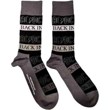 Mercancía AC/DC: Ac/dc Unisex Ankle Socks: Back In Black (black) (uk Size 4 - 7) 36 - 42