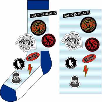 Mercancía AC/DC: Kotníkové Ponožky Icons  42 - 47