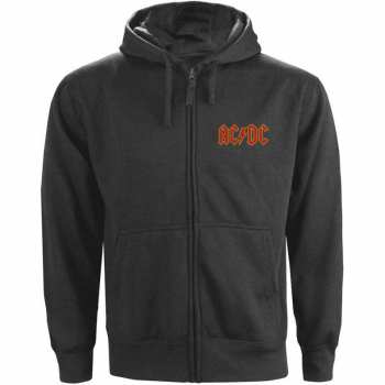 Merch AC/DC: Sudadera con cremallera Logo Ac/dc