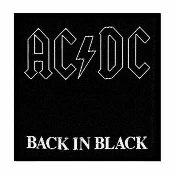 Mercancía AC/DC: Nášivka Back In Black