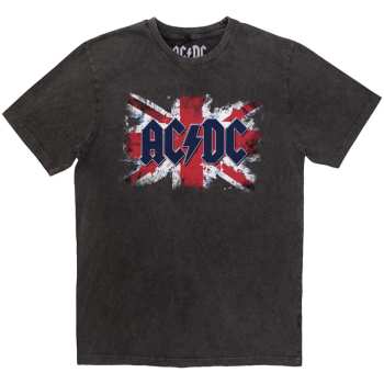 Merch AC/DC: Stone Wash Camiseta Flag