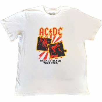 Mercancía AC/DC: Tričko Back In Black Tour 1980  XXXL