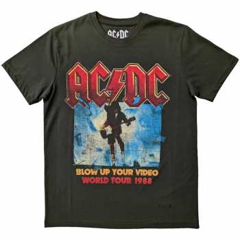 Mercancía AC/DC: Ac/dc Unisex T-shirt: Blow Up Your Video (small) S