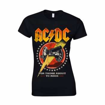 Merch AC/DC: Camiseta Mujeres For Those About To Rock New