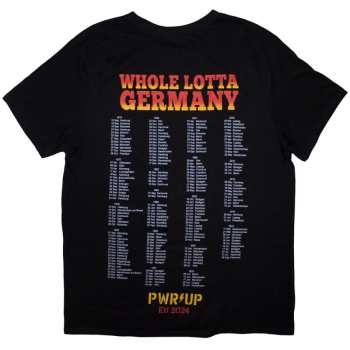 Mercancía AC/DC: Ac/dc Unisex T-shirt: Whole Lotta Germany Pwr-up Eu Tour '24 (back Print & Ex-tour) (small) S