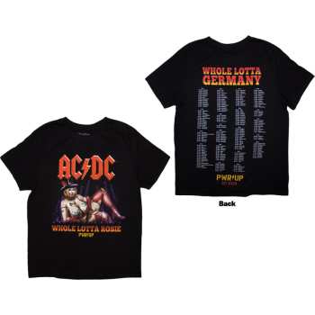 Mercancía AC/DC: Ac/dc Unisex T-shirt: Whole Lotta Germany Pwr-up Eu Tour '24 (back Print & Ex-tour) (small) S
