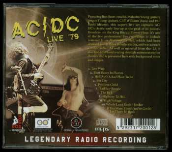 CD AC/DC: Live '79: Towson State College, Maryland