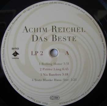 4LP/Caja Achim Reichel: Das Beste