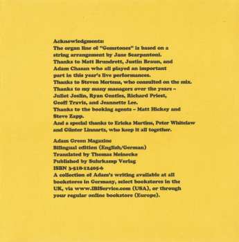 CD Adam Green: Gemstones*