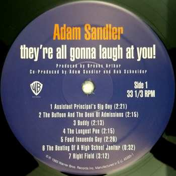 2LP Adam Sandler: They're All Gonna Laugh At You! LTD