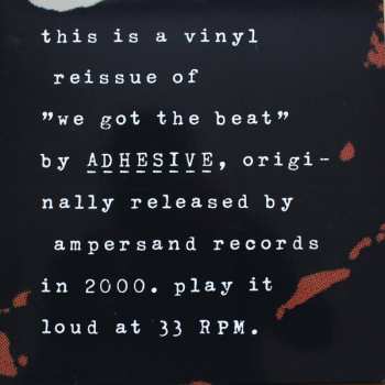 LP Adhesive: We Got The Beat